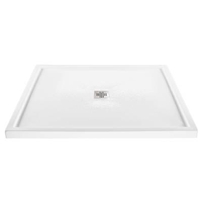 4836 ACRYLIC CXL CENTER DRAIN MULTI THRESHOLD - WHITE by MTI Baths