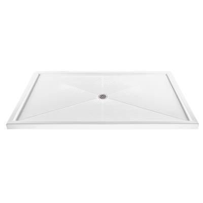 5432 ACRYLIC CXL CENTER DRAIN MULTI THRESHOLD - BISCUIT by MTI Baths