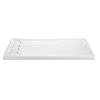 7848 ACRYLIC CXL RH HIDDEN DRAIN MULTI THRESHOLD - WHITE by MTI Baths