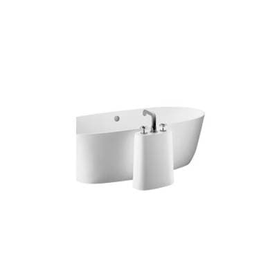 MTI Baths Faucet Stand - FOR Sculpturestone TUBS - Small Version - Matte Biscuit - Biscuit Matte