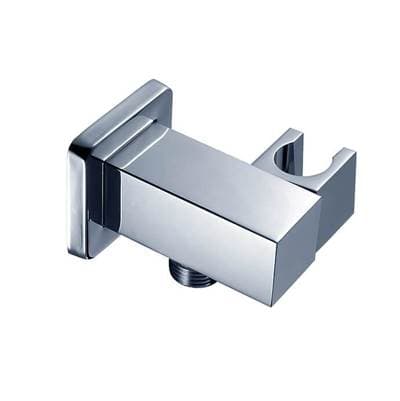 Mountain Plumbing Square Waterway Elbow Adjustable Hand Shower Holder - Pewter