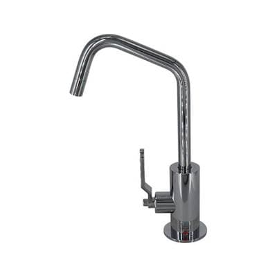 Mountain Plumbing Hot Water Faucet with Contemporary Round Body & Industrial Lever Handle (120°...