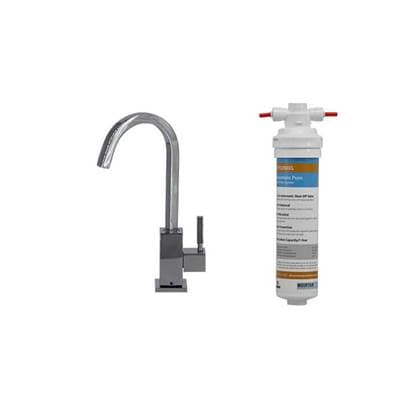 Mountain Plumbing Point-of-use Drinking Faucet with Contemporary Square Body & Mountain Pure...