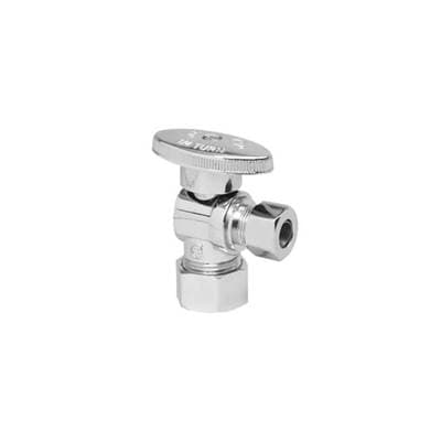 Mountain Plumbing Brass Oval Handle with 1/4 Turn Ball Valve - Lead Free - Angle (1/2''...