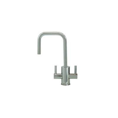Mountain Plumbing Hot & Cold Water Faucet with Contemporary Round Body & Handles (90° Spout) -...