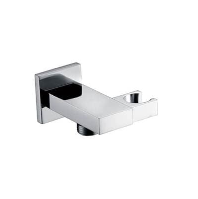 Mountain Plumbing Rectangular Waterway Elbow Adjustable Hand Shower Holder - Pewter