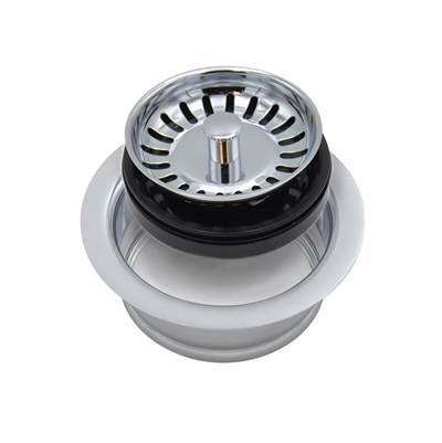 Mountain Plumbing Classic 1/4 Complete Stopper & Strainer Unit Waste Disposer Trim - Ice White