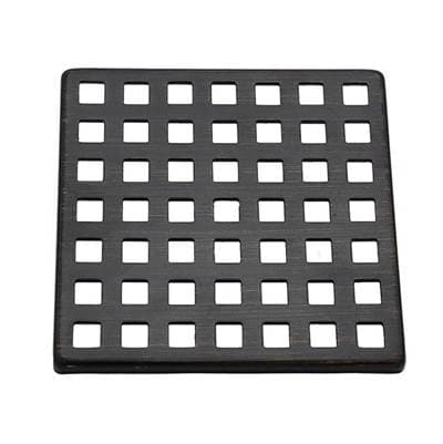 Mountain Plumbing Select Series Shower Drains - Squares Shower Grid - Champagne Bronze by Mountain Plumbing