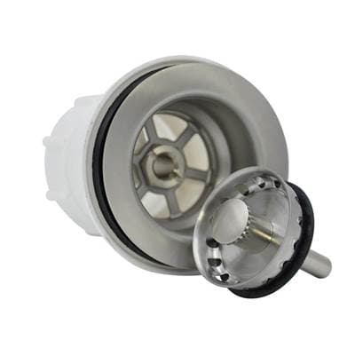 Mountain Plumbing 2-1/2 Inch Deluxe Stemball Bar Sink Strainer - Biscuit by Mountain Plumbing