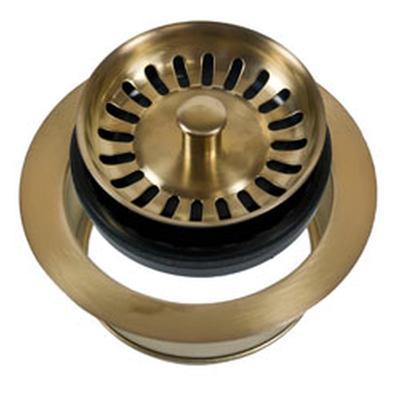 Mountain Plumbing Classic 1/4 Complete Stopper & Strainer Unit Waste Disposer Trim - Antique Brass by Mountain Plumbing
