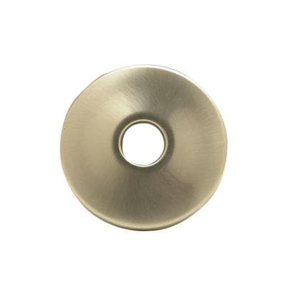 Mountain Plumbing Flat Sure Grip Brass Flange - Low Pattern - Use with 5/8'' O.D. - Antique Brass