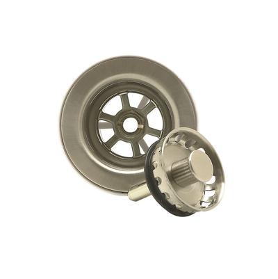 2-1/2'' Deluxe Stemball Bar Sink Strainer - Polished Gold by Mountain Plumbing
