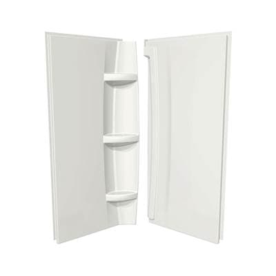Maax 30 X 72 In. Acrylic Direct-to-stud Two-piece Wall Kit - White by Maax