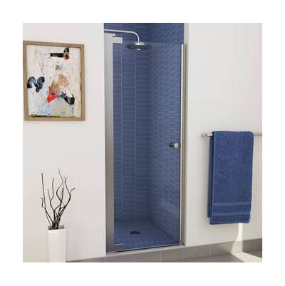 Maax Madono 24.5-26.5 X 67 In. 6 Mm Pivot Shower Door for Alcove Installation with Clear Glass in...