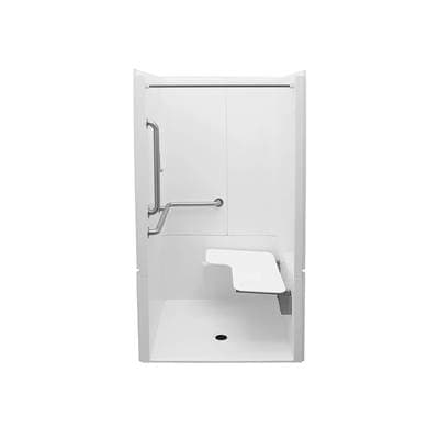 Maax MX Qsi-3637-bf 0.625 In. RRF Acrylx Alcove Three-piece Shower - White
