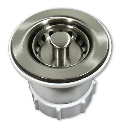 2'' Jr. Strainer in Brushed Nickel by Native Trails