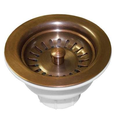 Native Trails 3.5'' Basket Strainer - Solid Copper
