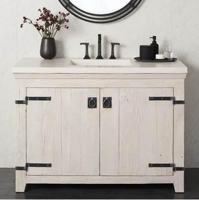 48'' Americana Vanity in Whitewash by Native Trails