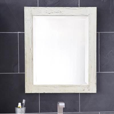 Americana Large Mirror in Whitewash