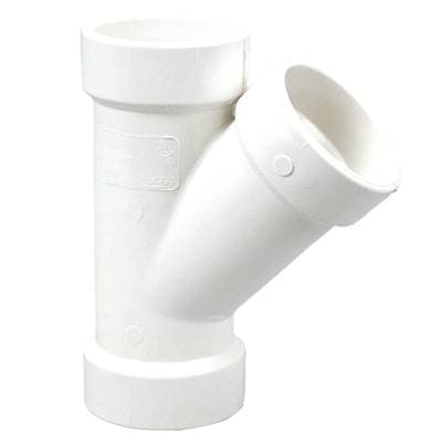 Nibco 4810 11/2 Hxhxh 45 Wye Pvc - White