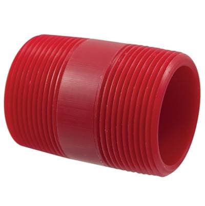 Nibco 6529 1/2xCl Tbe Nipples Pvdf - Red