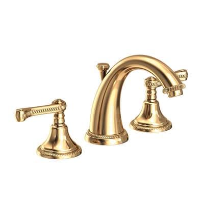 Newport Brass Amisa Widespread Lavatory Faucet - Uncoated Polished Brass