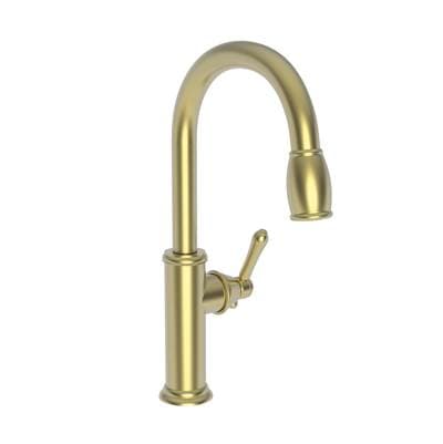 Newport Brass Chesterfield Pull Down Kitchen Faucet - Satin Brass Pvd