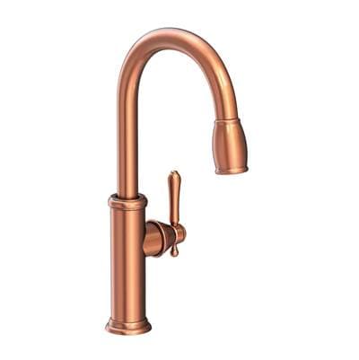 Newport Brass Chesterfield Pull Down Kitchen Faucet - Antique Copper by Newport Brass