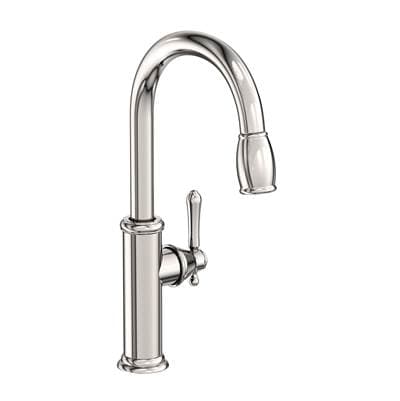 Newport Brass Chesterfield Pull Down Kitchen Faucet - Polished Nickel by Newport Brass