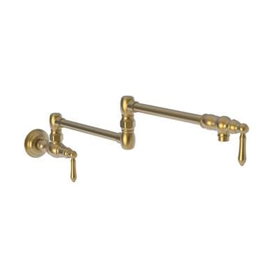Newport Brass Chesterfield Pot Filler Wall Mount - Satin Bronze Pvd by Newport Brass