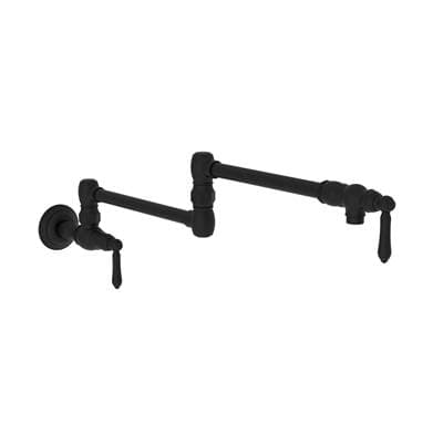 Newport Brass Chesterfield Pot Filler Wall Mount - Flat Black by Newport Brass