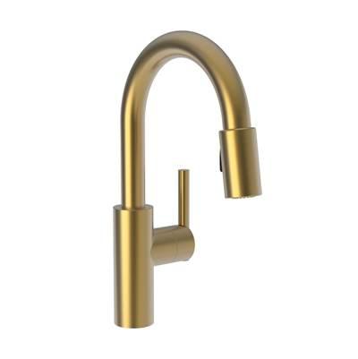 Newport Brass East Linear Prep/Bar Pull Down Faucet - Satin Bronze Pvd