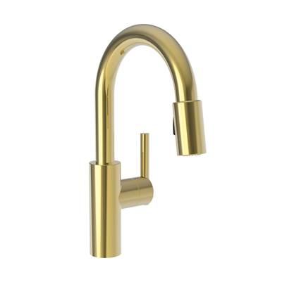 Newport Brass East Linear Prep/Bar Pull Down Faucet - Polished Gold Pvd by Newport Brass