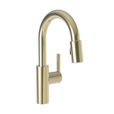 Newport Brass East Linear Prep/Bar Pull Down Faucet - French Gold Pvd