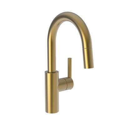 Newport Brass East Linear Prep/Bar Pull Down Faucet - Satin Bronze Pvd by Newport Brass