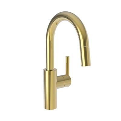 Newport Brass East Linear Prep/Bar Pull Down Faucet - Polished Gold Pvd by Newport Brass