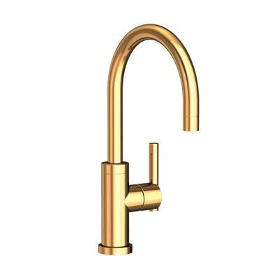 Newport Brass East Linear Prep/Bar Faucet - Polished Gold Pvd