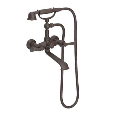 Newport Brass Wall Mount Miro Exposed Tub & Hand Shower Set - Oil Rubbed Bronze