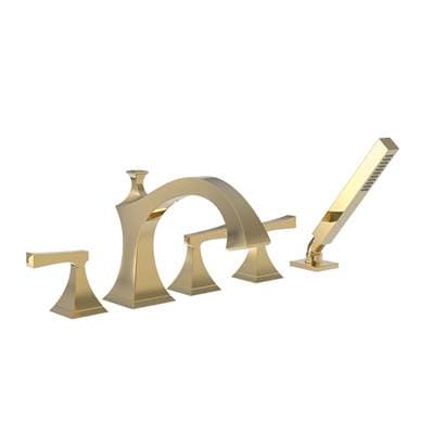 Newport Brass Joffrey Roman Tub Faucet with Hand Shower - Polished Gold Pvd