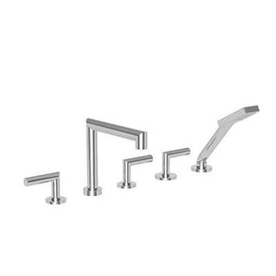 Newport Brass Kirsi Roman Tub Faucet with Hand Shower - Forever Brass Pvd