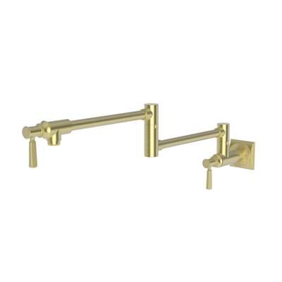 Adams Pot Filler - Wall Mount - Satin Brass Pvd by Newport Brass