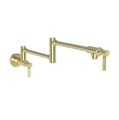 Newport Brass Heaney Pot Filler - Wall Mount - Forever Brass Pvd