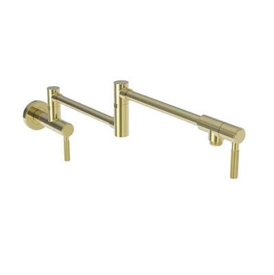 Newport Brass Muncy Pot Filler - Wall Mount - Forever Brass Pvd by Newport Brass