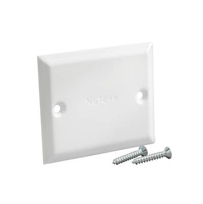 Broan Nutone Nutone Blank Cover Plate - White
