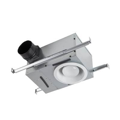 Broan Nutone Recessed 50-80 Selectable CFM Ventilation Fan with Light, 0.3-2 Sones - White by Broan Nutone