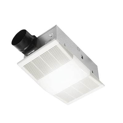 Broan Nutone 80 CFM Heater Ventilation Fan with Light, 2.0 Sones - White