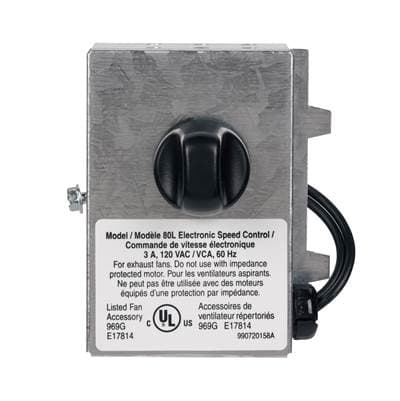 Broan Nutone Variable Speed Control, 3.0 Amp, 120 Volts, 60 Hz (may Be Used with Select Models)