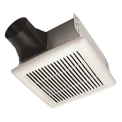 Flex DC Series 50-80-110 Selectable CFM <0.3-0.4-0.9 sone Ventilation Fan Energy Star - White