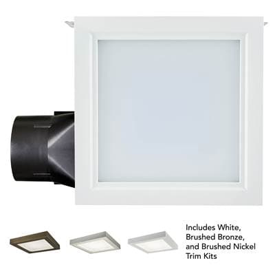 Broan Nutone 110 CFM Decorative Bathroom Exhaust Fan with LED Light and Easy Change Trim Kit,... by Broan Nutone