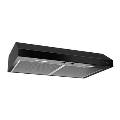 Broan Nutone 24N SH1 6N HD, 250CFM, RCK1 Esled BL - Black